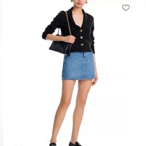 NWT Aqua‎ Cashmere Black Blazer Cardigan Jacket XXL